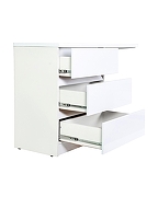 Тумба под раковину Orange Sistema 130 ST-70TUW Белая-4