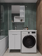 Тумба под раковину Orange Sistema 110 STD-50TUW Белая-5