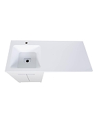 Тумба под раковину Orange Sistema 120 STD-60TUW Белая-5