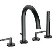 Смеситель на борт ванны Kludi Nova Fonte Puristic 204253915 Черный матовый