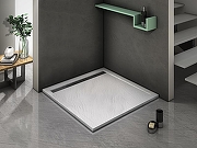 Душевой поддон из искусственного камня WeltWasser WW TRS 90 STONE-WT 90x90 10000008602 Белый-3