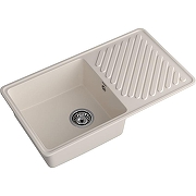 Кухонная мойка GranFest Quarz GF-ZL53 Белая-1