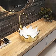 Раковина-чаша Bronze de Luxe Queen 40 4042WG Золото-2