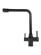 Смеситель для кухни Orange Boni M15-008b Черный матовый-5
