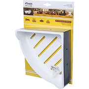 Металлическая полка Fixsen Hotel FX-34003D угловая Хром-1