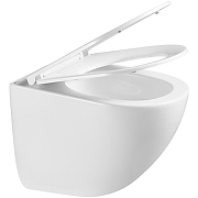 Унитаз Lemark Glazer 9614003 подвесной Белый глянец с сиденьем Микролифт-3