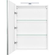 Зеркальный шкаф Roca Victoria 60 L A857474806 с подсветкой Белый глянец-1