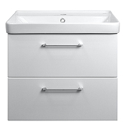 Тумба с раковиной Azario Ника 60 CS00080143 подвесная Белая матовая