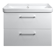 Тумба с раковиной Azario Ника 80 CS00080145 подвесная Белая матовая