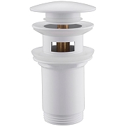 Донный клапан Abber AF0009W click-clack Белый