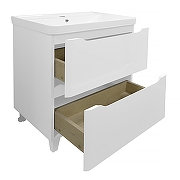 Тумба с раковиной Azario Lotos 70/2 Н CS00081986 Белая-1