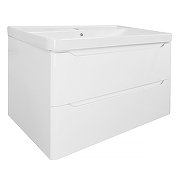 Тумба с раковиной Azario Lotos 80/2 CS00083931 подвесная Белая