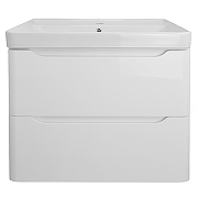 Тумба с раковиной Azario Lotos 60/2 CS00083929 подвесная Белая-1