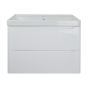 Тумба с раковиной Azario Lotos 70/2 CS00083930 подвесная Белая