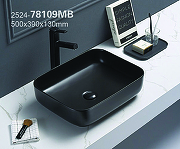 Раковина-чаша Azario 50 AZ-78109MB Черная матовая-1