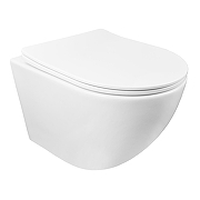 Унитаз Azario Grado AZ-0046 SP подвесной Белый с сиденьем Микролифт