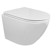 Унитаз Azario Grado AZ-0046N подвесной Белый с сиденьем Микролифт