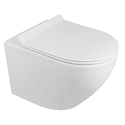 Унитаз Azario Grado AZ-0046N подвесной Белый с сиденьем Микролифт-1