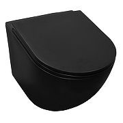 Унитаз Azario Grado AZ-0046N-MB подвесной Черный матовый с сиденьем Микролифт-1