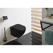 Унитаз Azario Grado AZ-0046N-MB подвесной Черный матовый с сиденьем Микролифт-12