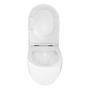 Унитаз Azario Navio AZ-0074 подвесной Белый с сиденьем Микролифт-4