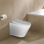 Унитаз Azario Atrio AZ-2330 подвесной Белый с сиденьем Микролифт-13