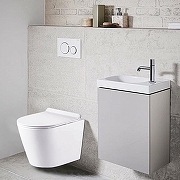 Унитаз Azario Fonti AZ-402W подвесной Белый с сиденьем Микролифт-1