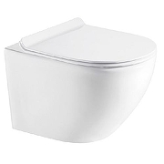 Унитаз Azario Fora AZ-0067 подвесной Белый с сиденьем Микролифт