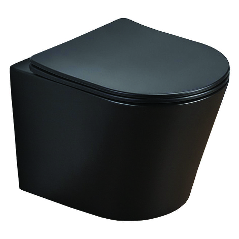 Унитаз Azario Teramo AZ-053E-R-MB SP подвесной 