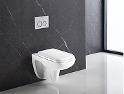 Унитаз Azario Pavia AZ-2005 подвесной Белый с сиденьем Микролифт-9