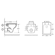 Унитаз Azario Pavia AZ-2005 подвесной Белый с сиденьем Микролифт-10
