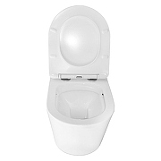 Унитаз Azario Teramo AZ-0053 SP подвесной Белый с сиденьем Микролифт-4