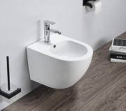 Биде Azario Grado AZ-0046-BW SP подвесное Белое-1