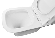 Унитаз компакт Azario Fretta Square AZ-5121 с бачком и сиденьем Микролифт-4