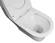 Унитаз моноблок Azario Terni AZ-8618 цвет Белый с сиденьем Микролифт-7