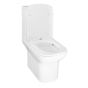 Унитаз компакт Azario Alba AZ-8323 Белый с бачком и сиденьем Микролифт-2