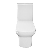 Унитаз компакт Azario Alba AZ-8323 Белый с бачком и сиденьем Микролифт-5