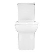 Унитаз компакт Azario Alba AZ-8323 Белый с бачком и сиденьем Микролифт-11