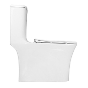 Унитаз моноблок Azario Gressa AZ-1111 цвет Белый с сиденьем Микролифт-9