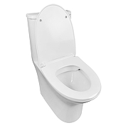 Унитаз моноблок Azario Sente AZ-8614 цвет Белый с сиденьем Микролифт-1