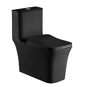 Унитаз моноблок Azario Gressa AZ-1111MB Черный матовый с сиденьем Микролифт