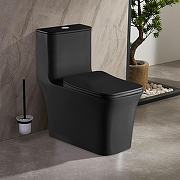 Унитаз моноблок Azario Gressa AZ-1111MB Черный матовый с сиденьем Микролифт-8