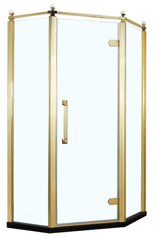 Душевой уголок Azario Ontario 100х100 R AZ-NBB3231 1000 GOLD 