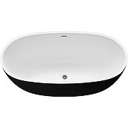 Акриловая ванна Grossman Classic 150х78 GR-2403MB цвет Черный матовый-1