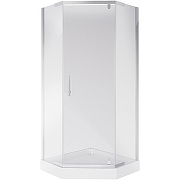 Душевой уголок Niagara Eco 100х100 NG-010-14D профиль Хром стекло прозрачное-1