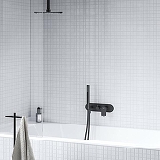 Смеситель для душа Ravak Eleganta EL 068.20BLM.O3+S X070296 Черный матовый-1