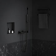 Смеситель для душа Ravak Eleganta EL 032.20BLM X070294 Черный матовый-1