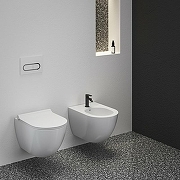 Смеситель для биде Ravak Eleganta EL 056.20BLM X070295 Черный матовый-1