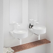 Смеситель для раковины Ravak Eleganta BeCool EL 014.11WV X070415 Белый вельвет-2