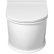 Унитаз Grossman Retro GR-4482MS подвесной цвет Белый матовый с сиденьем Микролифт-1